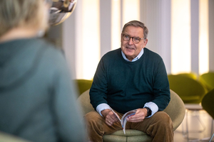 SES-Experte Thomas von Rekowsky im Einsatz.